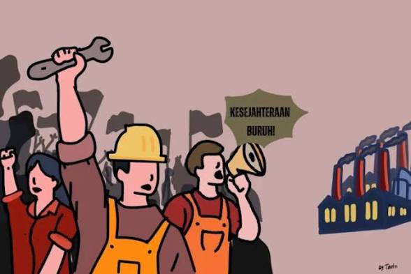 Ilustrasi Suara Buruh Ilustrasi Suara Buruh